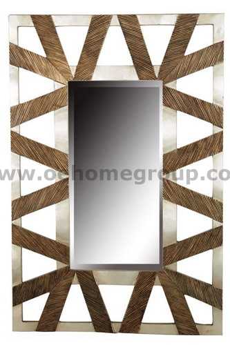 High quality wood carved mirror with high quality, bevelled